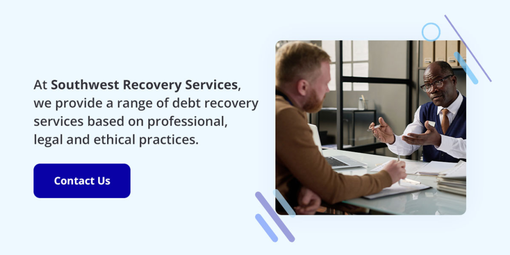 A banner for Southwest Recovery Services