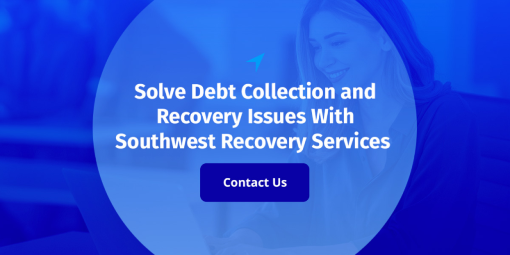 Blue banner by Southwest Recovery Services