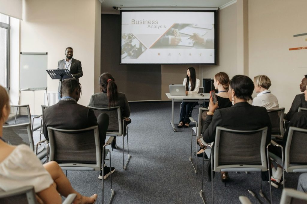 Collection team participating in a professional training session